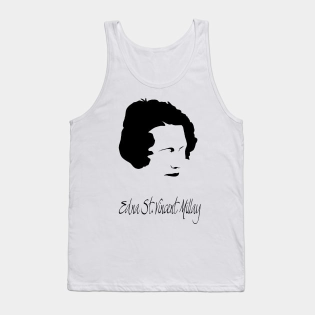 Edna St. Vincent Millay Tank Top by PoetandChef